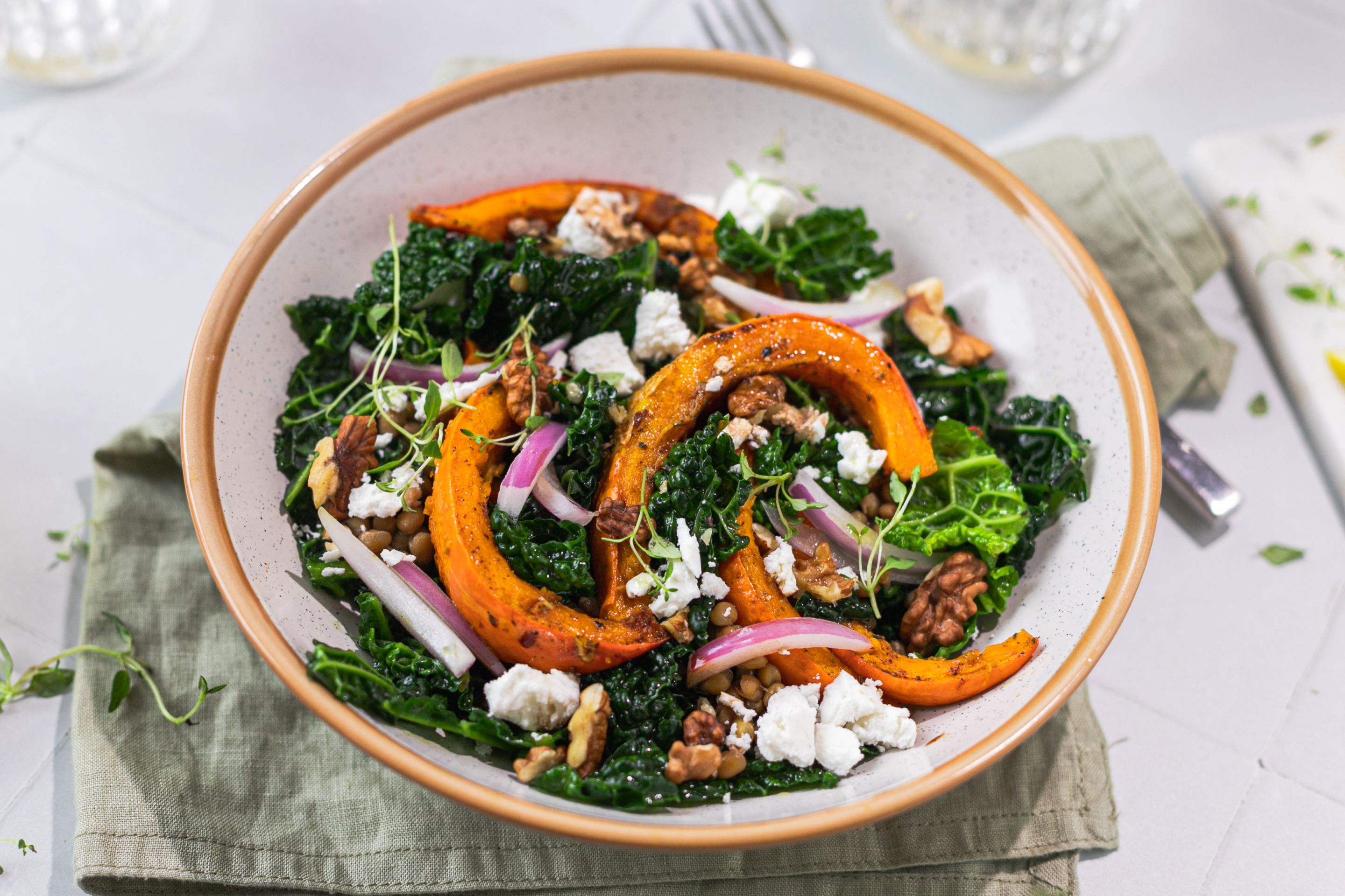 Autumn Salad Pumpkin Website